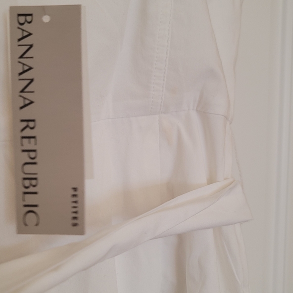NWT Banana Republic white midi dress 00P - Picture 10 of 12